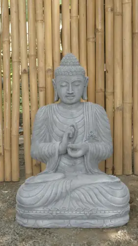 Artikelbild des Artikels “Eshan - Sitzender Buddha Chakra - 68cm - aus Kunststein “